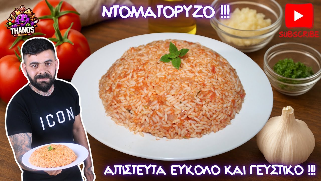 Το ντοματόρυζο που θες να ξαναφτιάξεις !!!  #Ντοματόρυζο #ΕύκοληΣυνταγή #ΓρήγοροΦαγητό