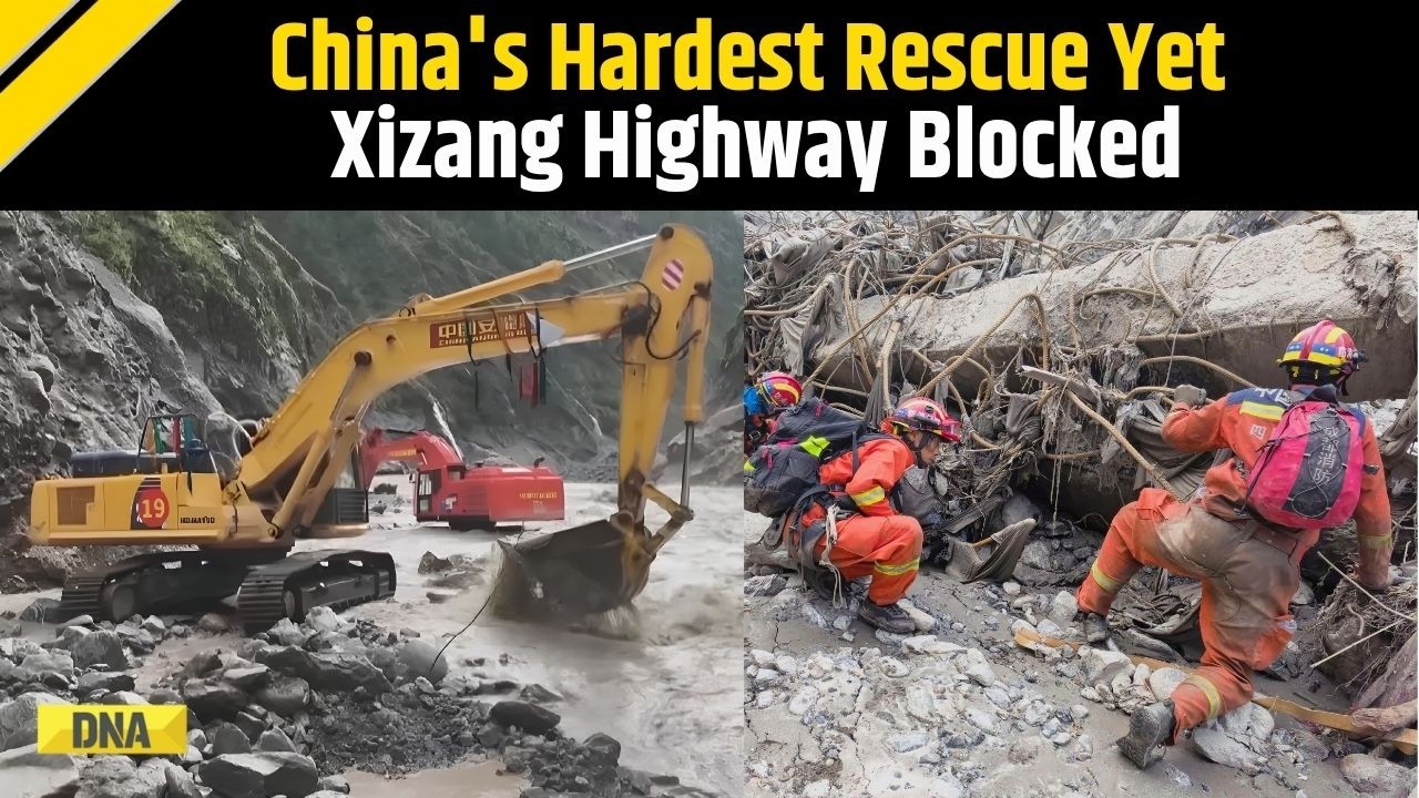 Nepal Flood:China Deploys Rescuers And Heavy Machinery To Reopen Disaster-Hit Gyirong Border Highway