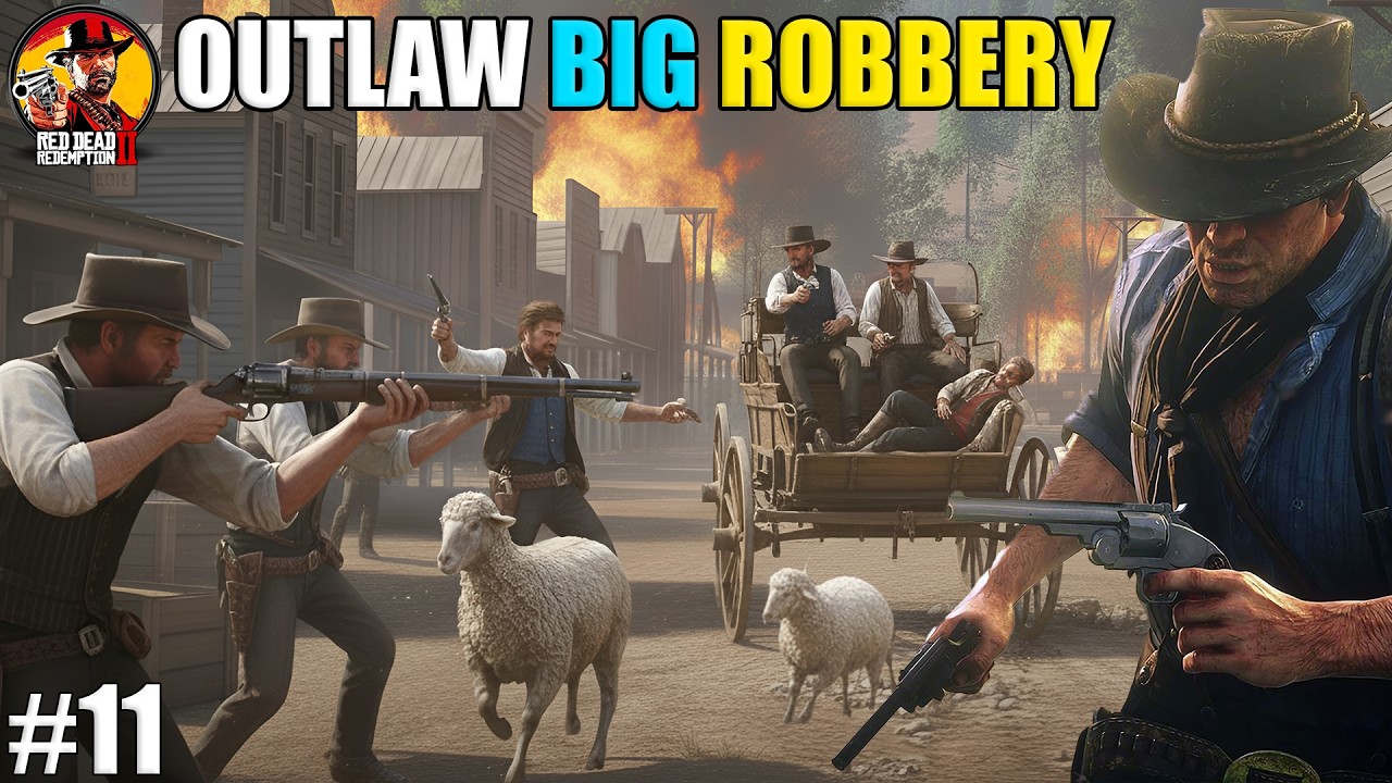 Red Dead Redemption 2 Story Gameplay #11 | BIG Outlaw Robbery | 4K 60FPS PC ULTRA