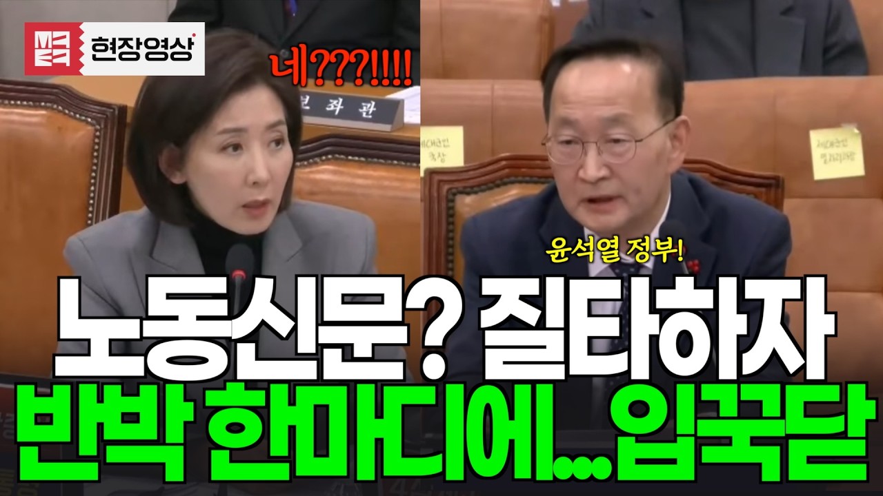 노동신문 왜? 질타하자...