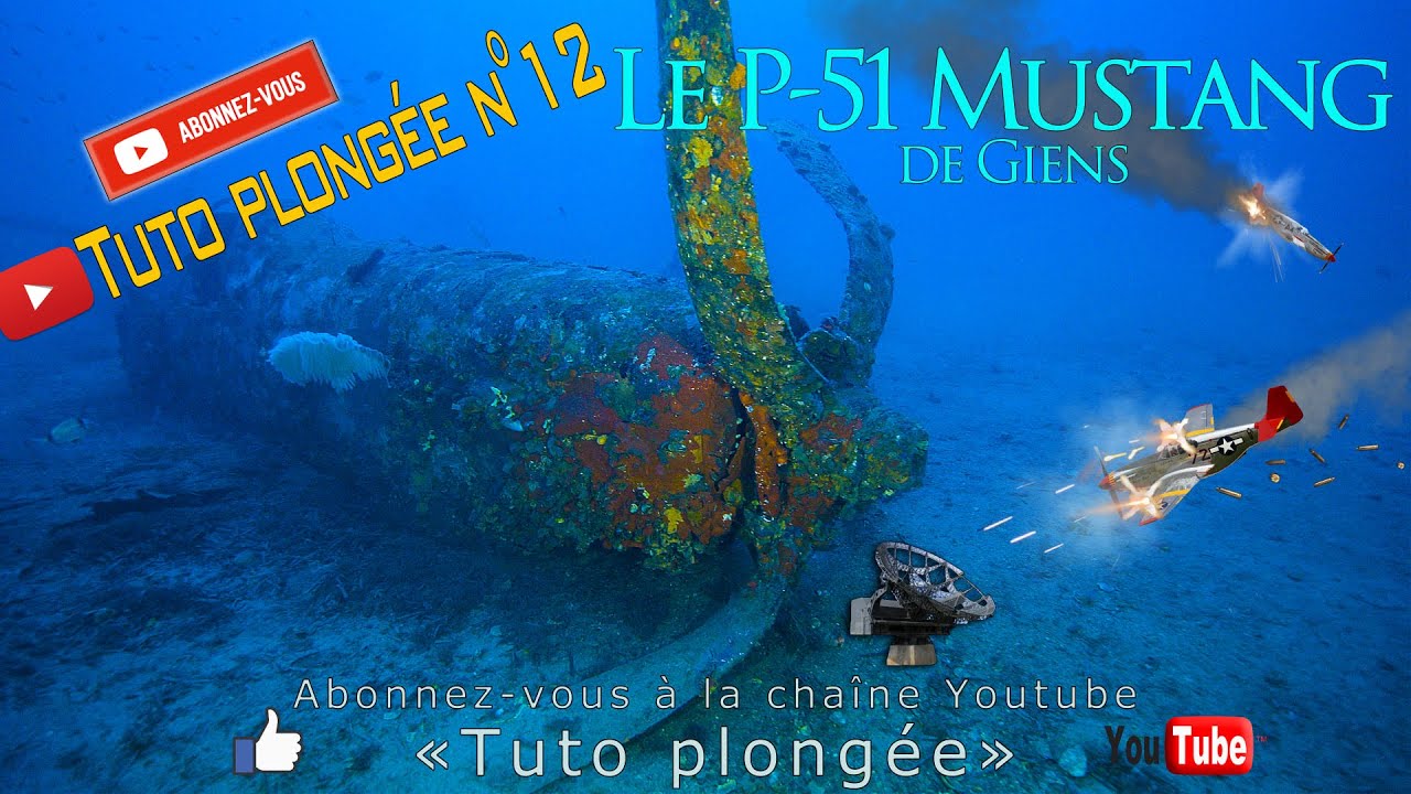 [Tuto plongée n°12] (Le P-51 Mustang de Giens)