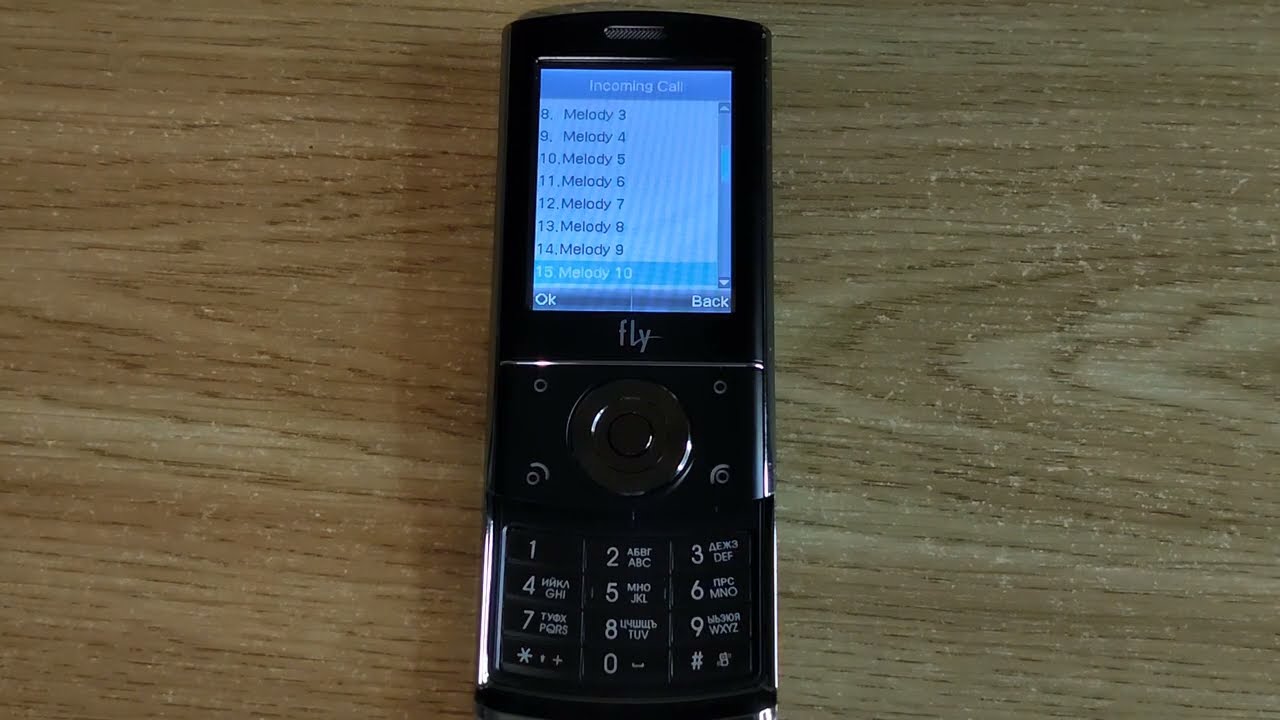 Fly sx210 default ringtones. Стандартные рингтоны.