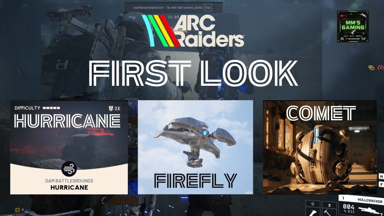🎮 First Look at Hurricane Weather 🌪️ | New ARC Comet & Firefly | ARC Raiders