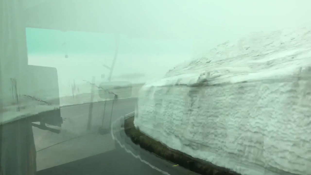 Murodo Alpine route of Japan