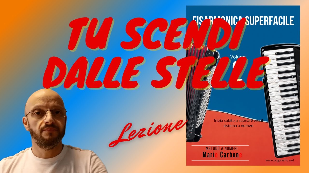 Lezione  - TU SCENDI DALLE STELLE - Fisarmonica Superfacile Vol. 2