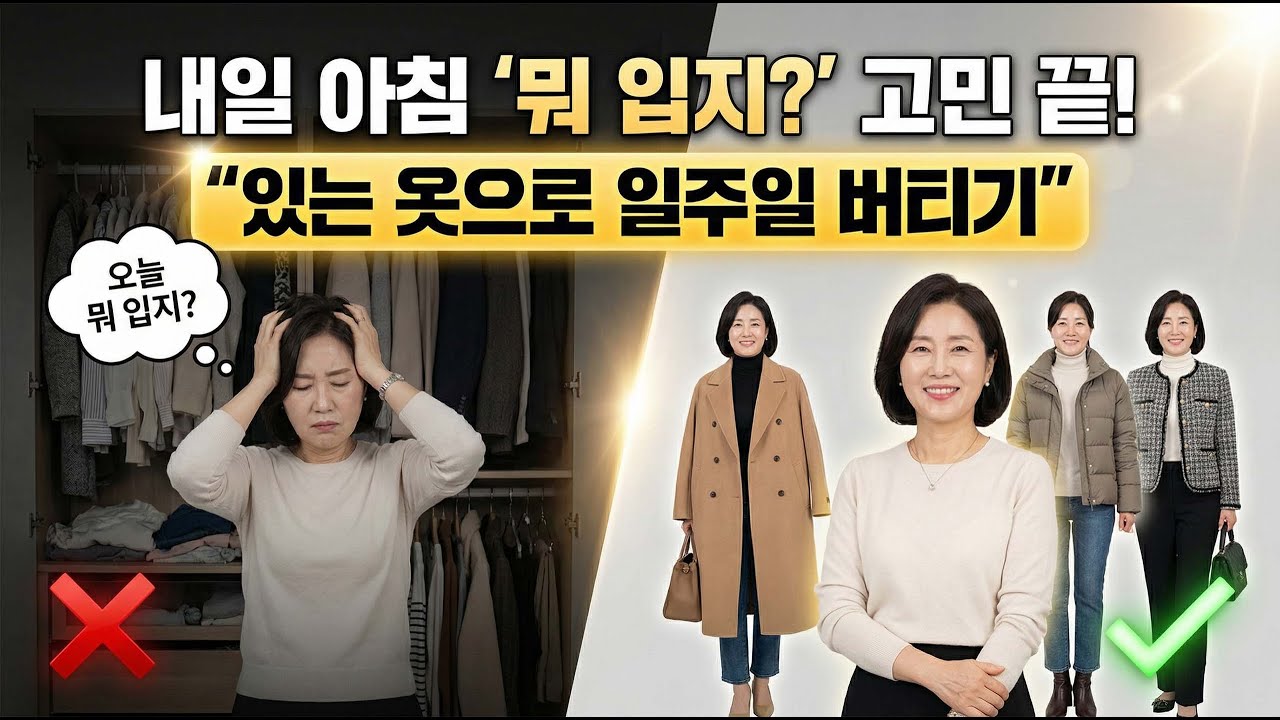 40대 50대 겨울 코디, 