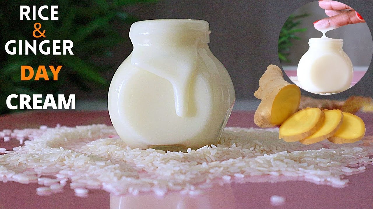 Homemade rice and ginger cream || Remove Pigmentation, dark Spots & Acne Scars