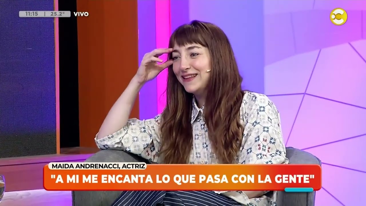 Nos visita la actriz Maida Andrenacci y presenta 