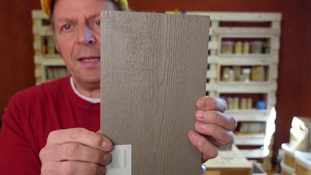 Holzfassaden (Lärchenholz) versilbern mit der Versilberungslasur von Kreidezeit, Holzschutz außen