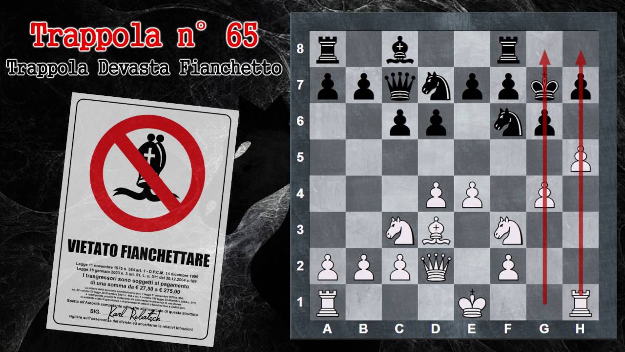 Trappole in Apertura 65 - Scacchi - Trappola Devasta Fianchetto - Difesa Moderna / Pirc