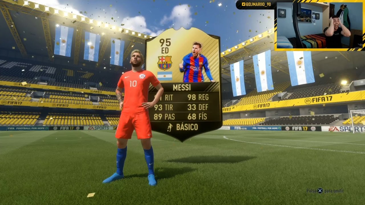MESSI IF 95 IN A PACK !!!