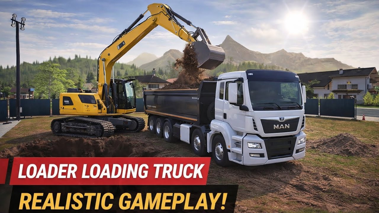 JCB MACHINE LOADING TRUCK SIMULATOR GAMING VIDEO|| MINING TRUCK DRIVING GAME 🎯|| NEW GAMEPLAY 🎯