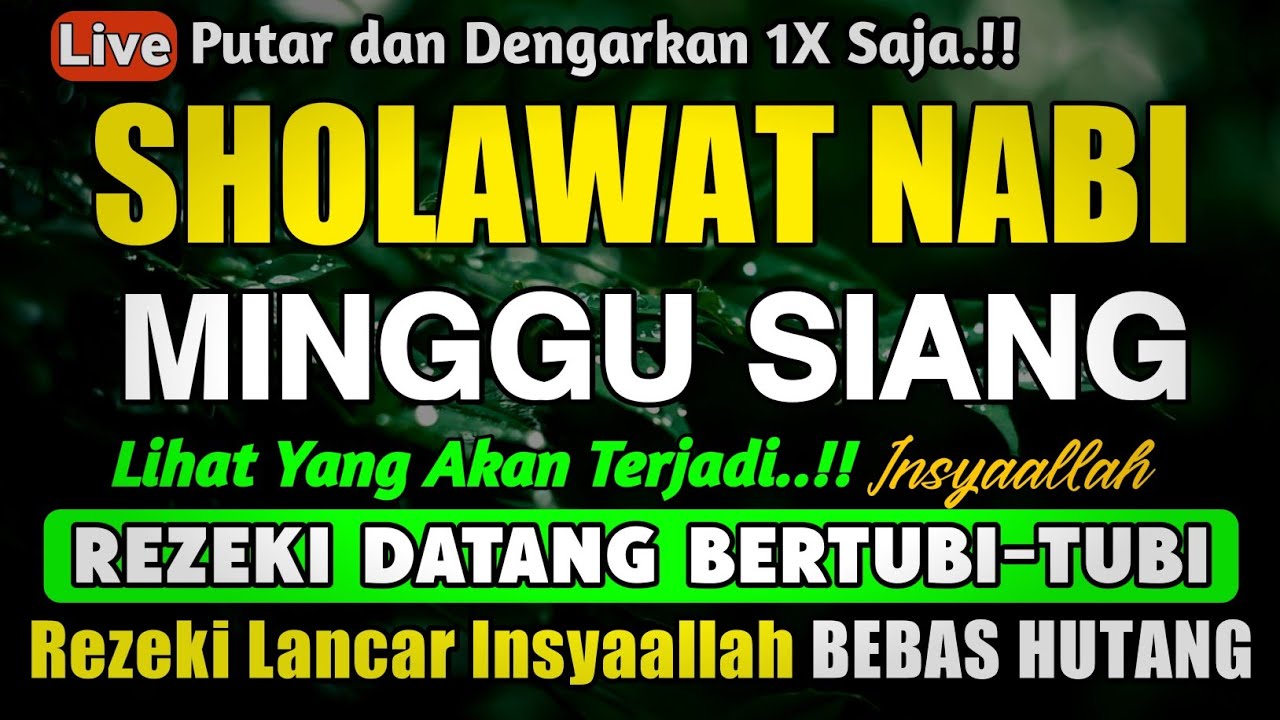 SHOLAWAT PENARIK REZEKI PALING DAHSYAT, Sholawat Nabi Muhammad SAW, SALAWAT JIBRIL PALING MERDU