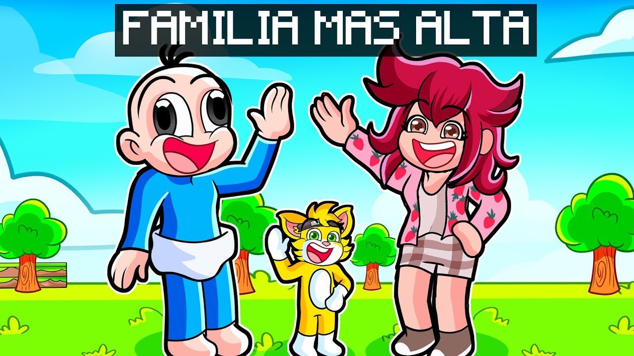 ¡Adoptado Por La Familia NOOB MÁS ALTA de Minecraft!
