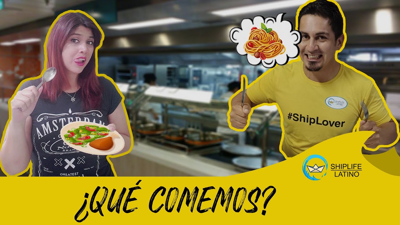 ¿Que COMEN los tripulantes de cruceros? Es solo Comida Asiatica? - VIDA A BORDO
