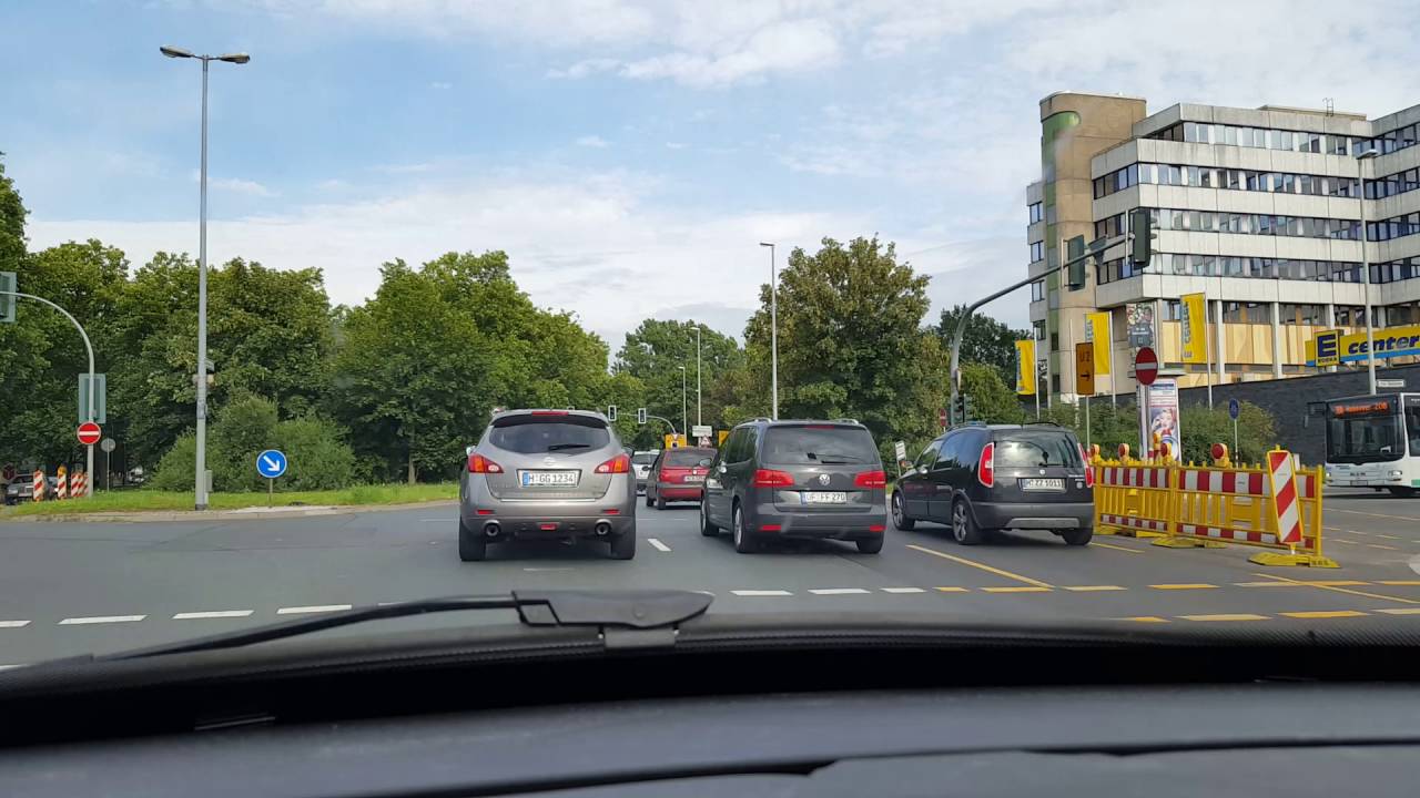Driving through Hannover in July 2016