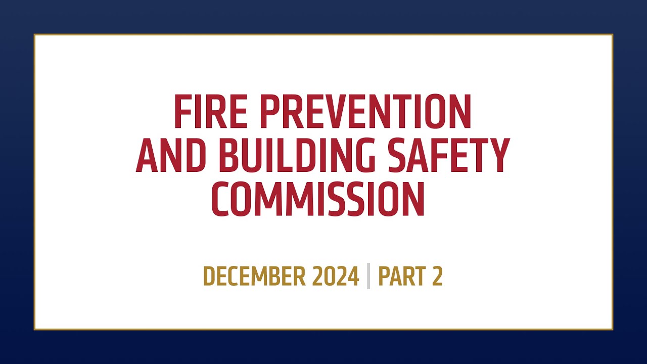 Indiana Fire Prevention and Building Safety Commission Meeting | December 5, 2024 | Part 2