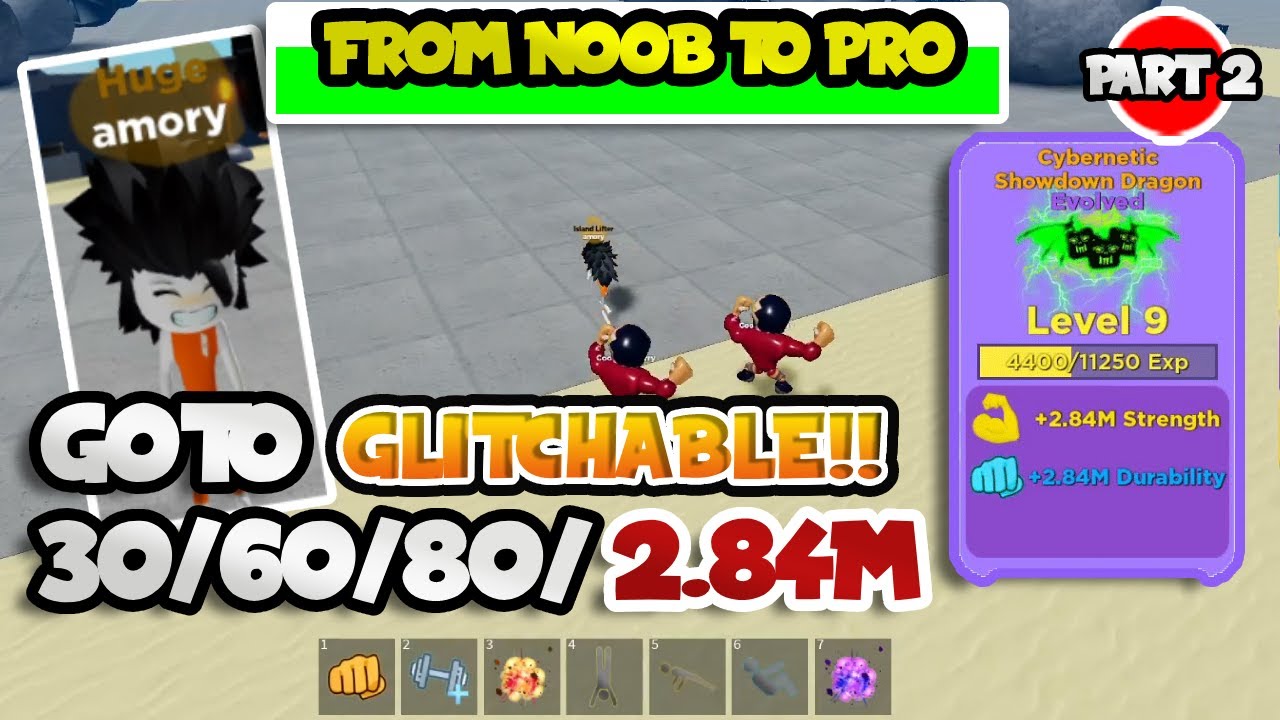 From Noob to Pro Part #2: Made Millions of Glitch | Roblox Muscle Legends