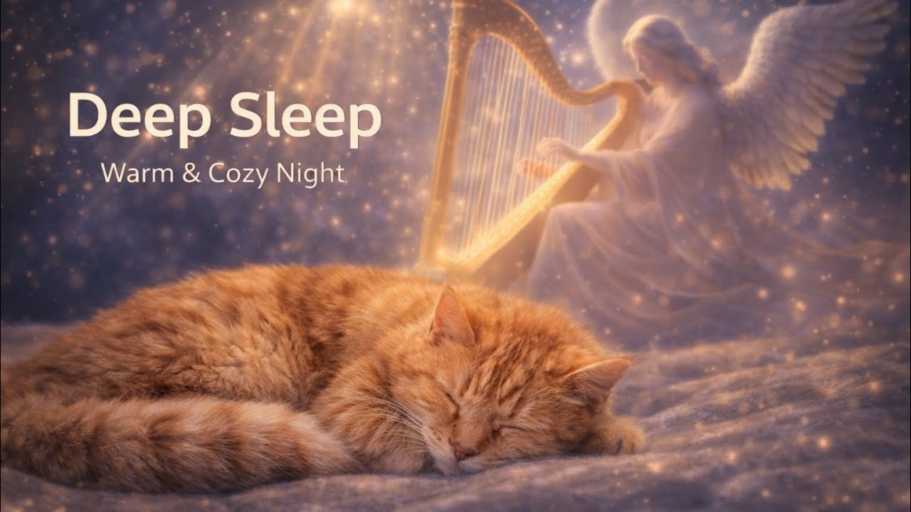 【もはや睡眠用BGMではない】Warm Harp and Strings｜天使の奏でる旋律で眠る夜【光のヒーリングミュージック】