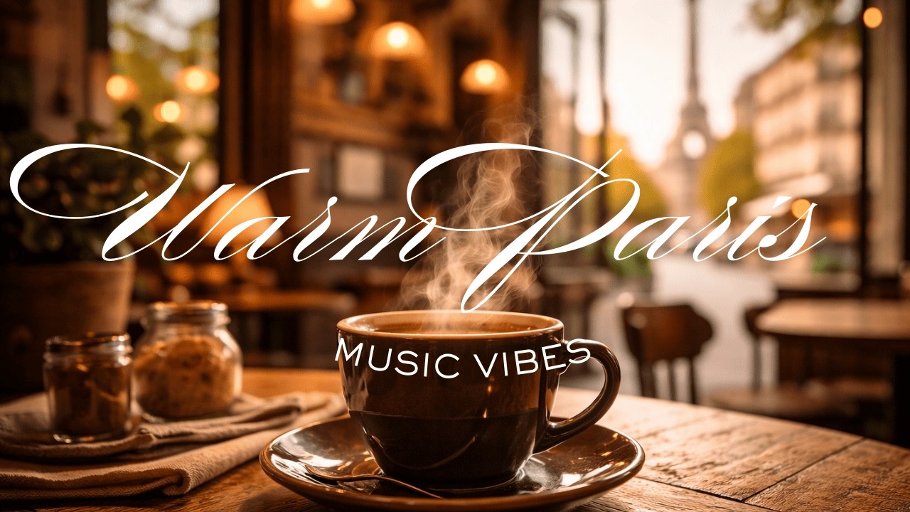Warm PARIS MUSIC 🗼 Authentic Café Accordion Music for Work & Study