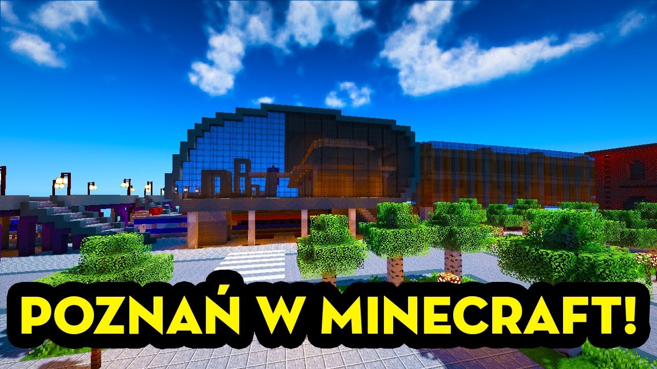 DWORZEC GŁÓWNY W POZNANIU W MINECRAFT