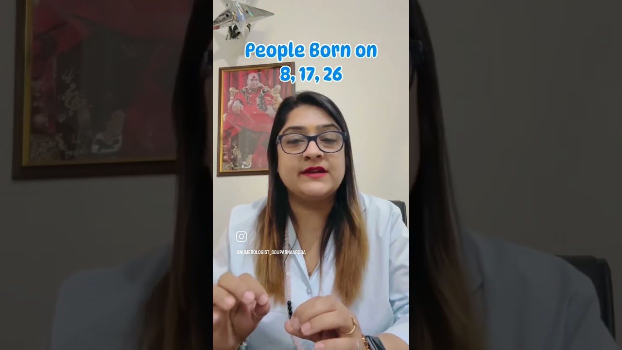 To know more about number 8! Shani is associated with discipline, karma, hard work, patience, delay.