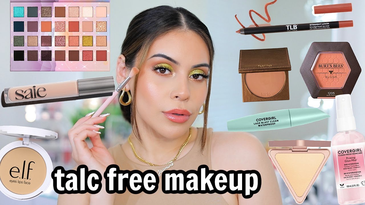 Full Face Using Only TALC FREE Makeup 💄