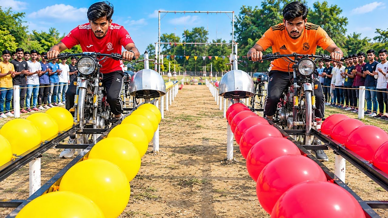 Who Will Win This Crazy Football & Balloon Challenge?🎈 | Epic Outdoor Game Competition 💥