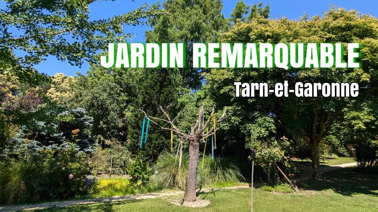 Beauté et sérénité du JARDIN DE LAROQUE (visite en musique)