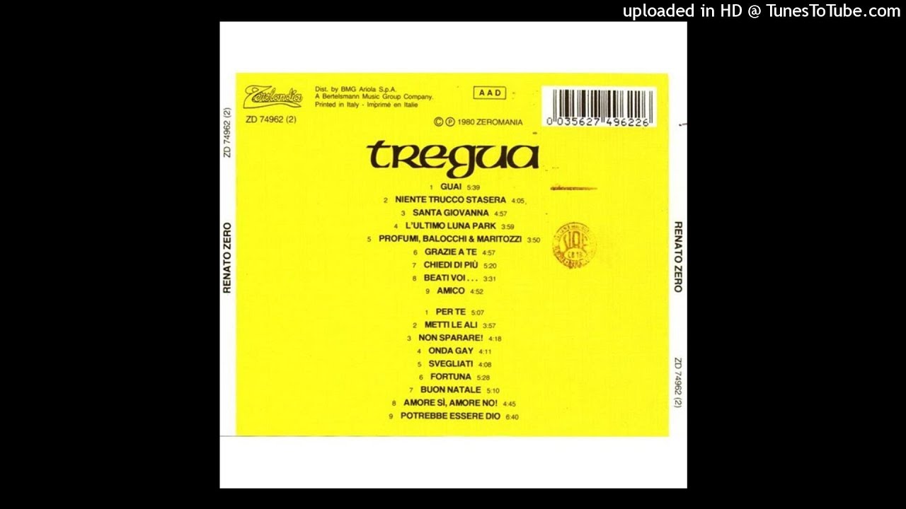 Renato Zero - Guai