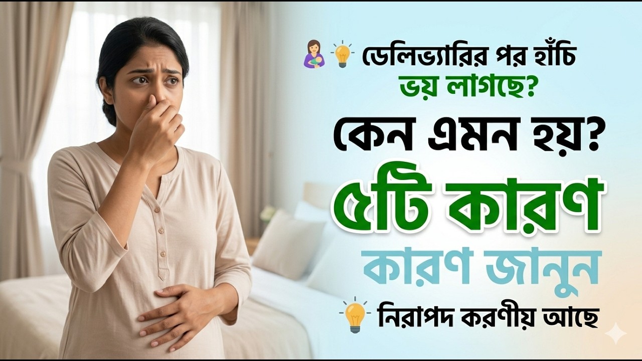 ডেলিভারির পর হাঁচি বা কাশি হলে কীভাবে সতর্ক থাকবেন? সহজ স্বাস্থ্য পরামর্শ | Bangla Health Tips