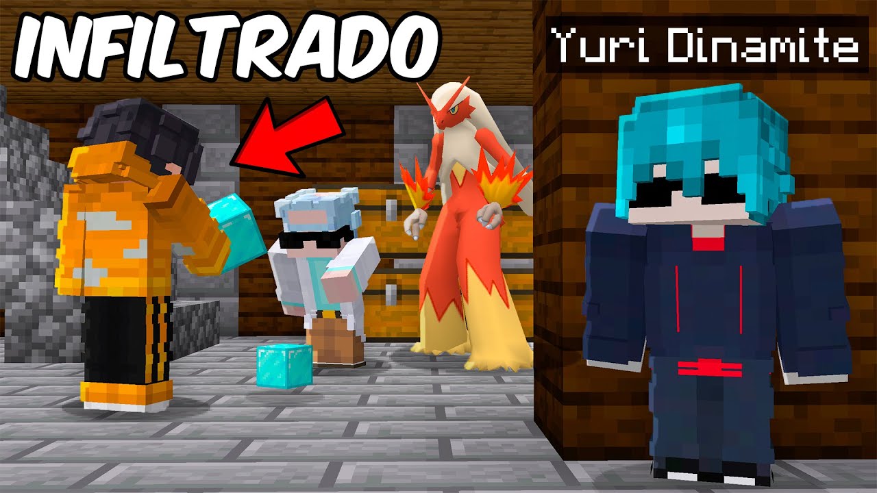 CONTRATEI UM INFILTRADO PARA ENGANAR MEU INIMIGO NO MINECRAFT PIXELMON