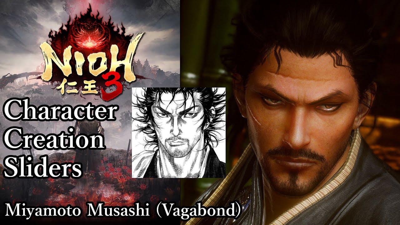 NIOH3 Character Creation - Miyamoto Musashi (Vagabond)