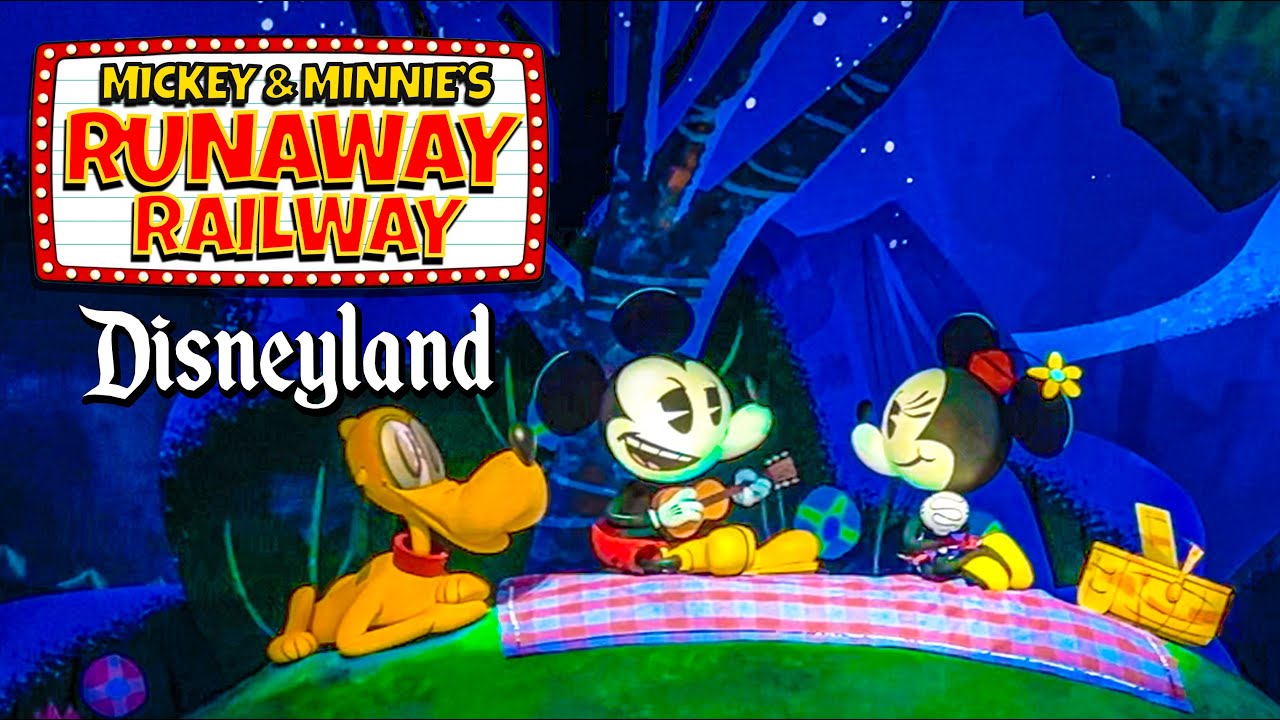 NEW Mickey & Minnie's Runaway Railway FULL Ride POV [4K]  Disneyland - Mickey's ToonTown