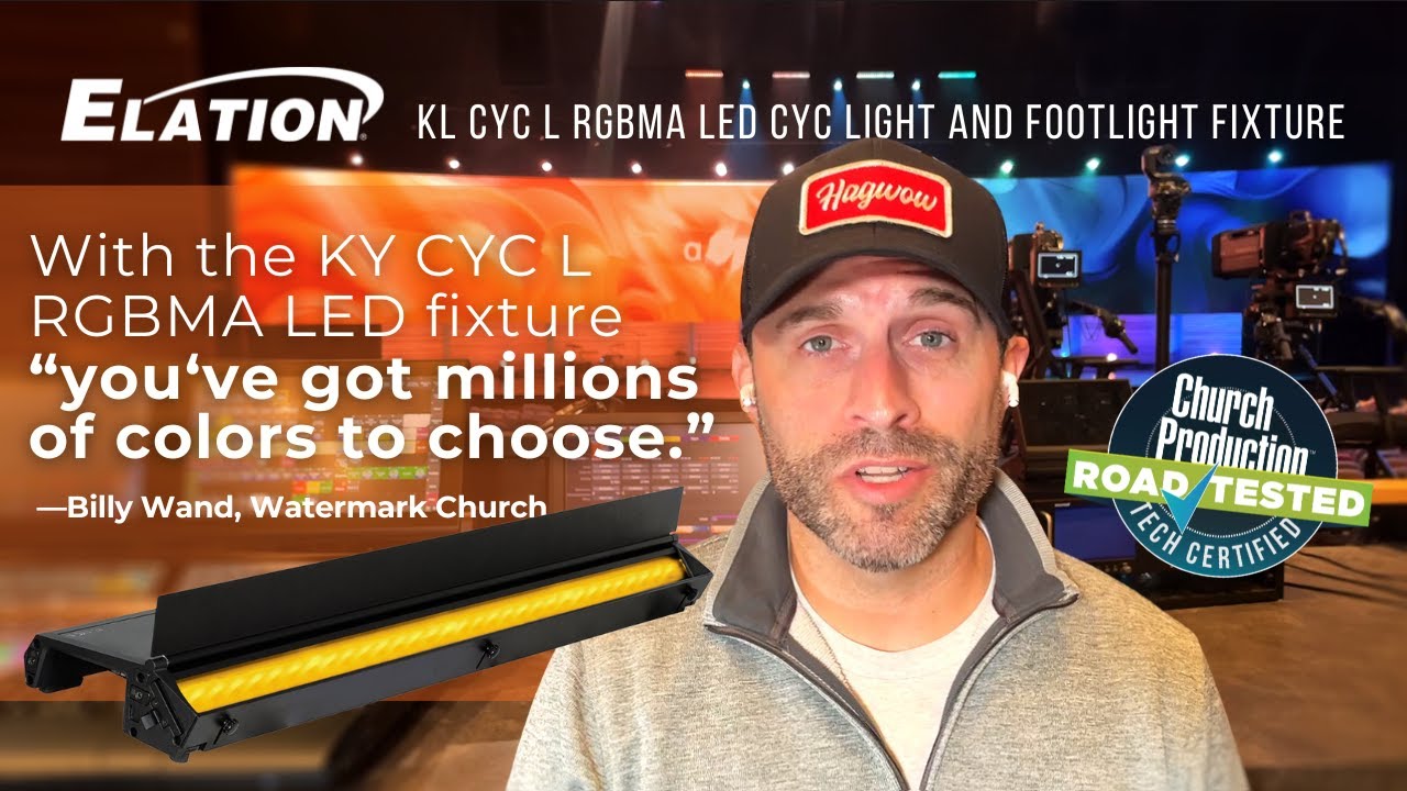 Unveiling the Ultimate Lighting Solution: Elation KL Cyc L Light at Watermark Community Church