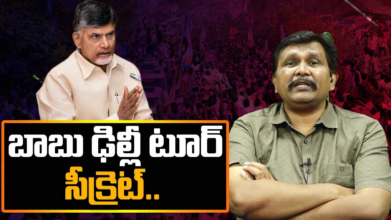 Cm Chandrabaabu Delhi Tour || బాబు ఢిల్లీ టూర్ సీక్రెట్ || #thetruth