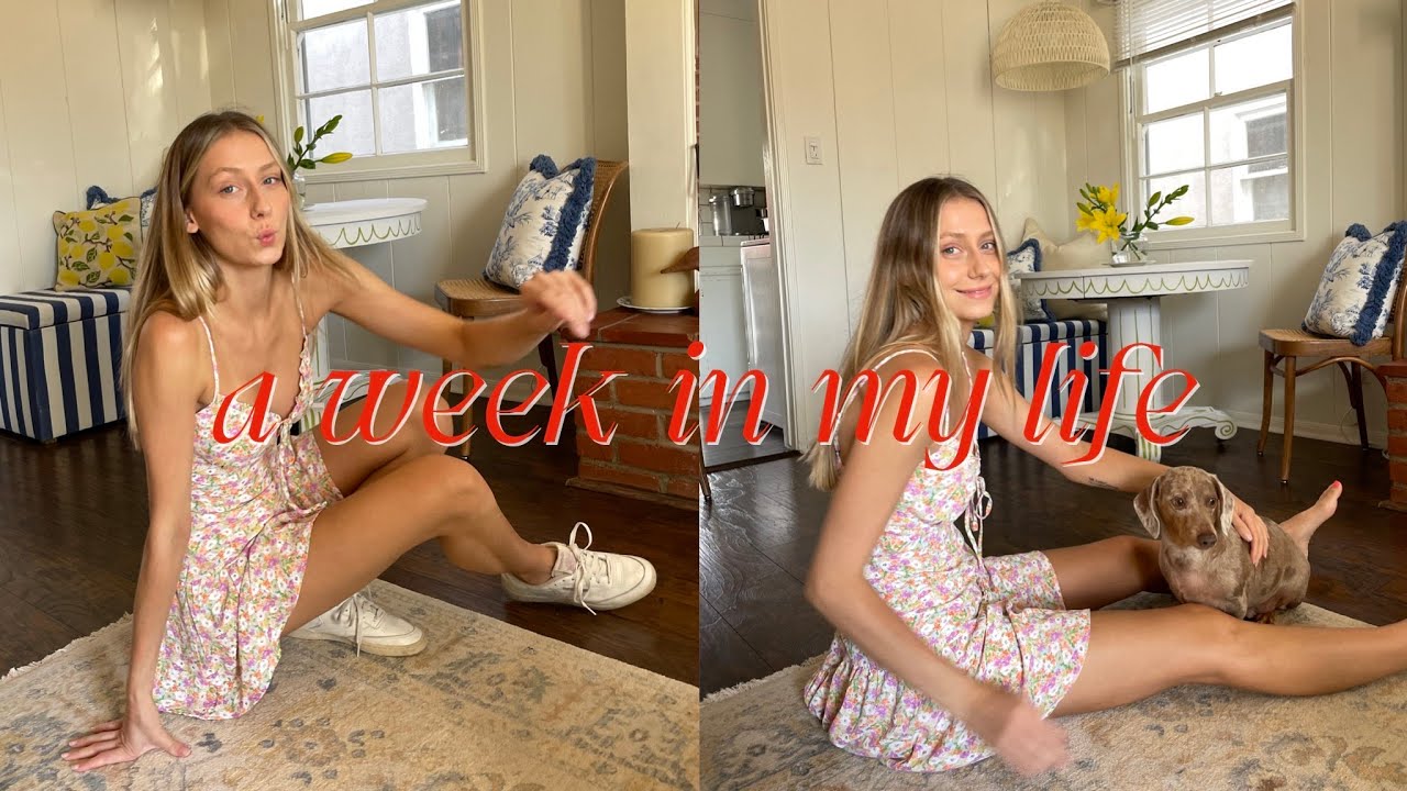 a week in my life 🌷 Frank's recovery, kitchen update, photoshoot & girls night ✨
