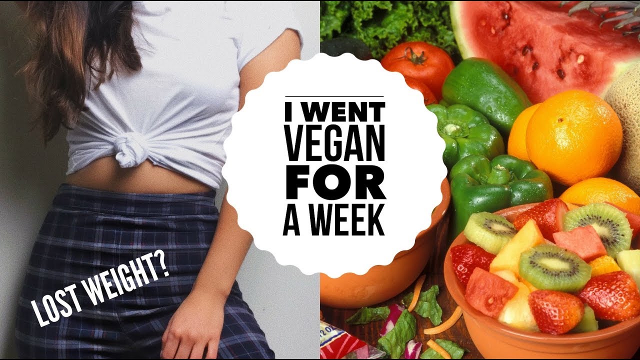 I Went Vegan For a Week...Before&After Pictures!