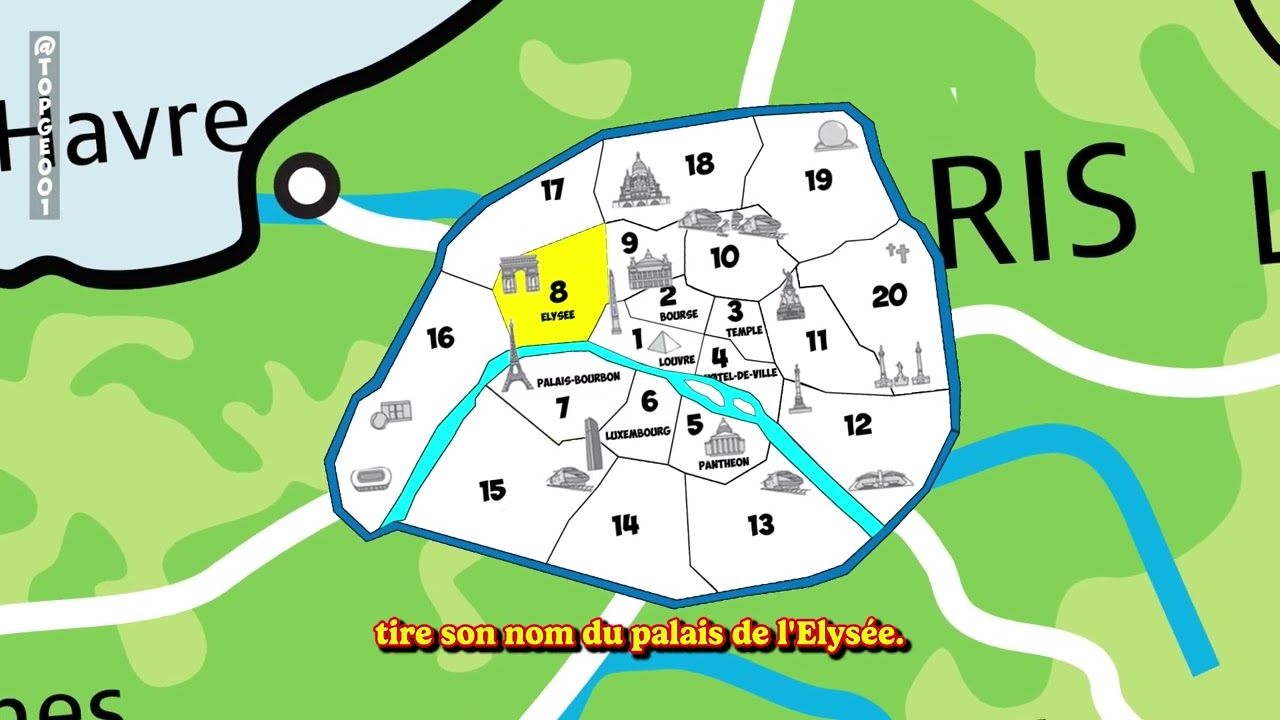 Savez-vous que les arrondissements de Paris portent un nom ?