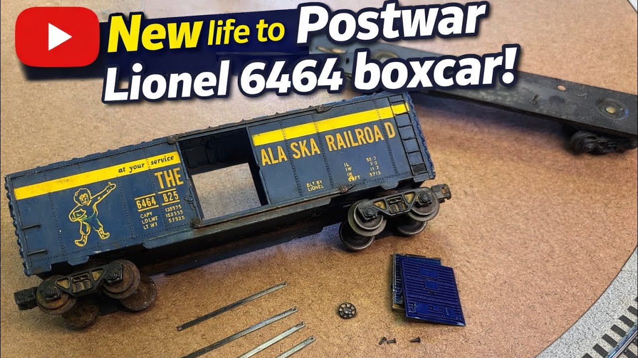 Giving new life to a forgotten Lionel Postwar 6464 boxcar!