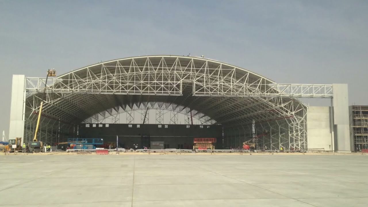 DC Aviation Al-Futtaim Hangar 1 construction story