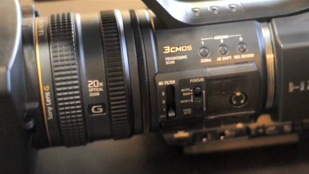 The Sony HDR-FX1000