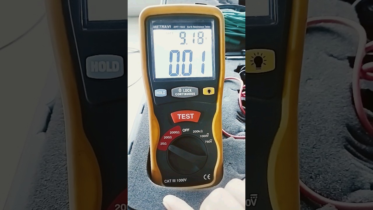 Digital Earth  Resistance Tester! Under 3500 #earthing #shortsvideo #viral