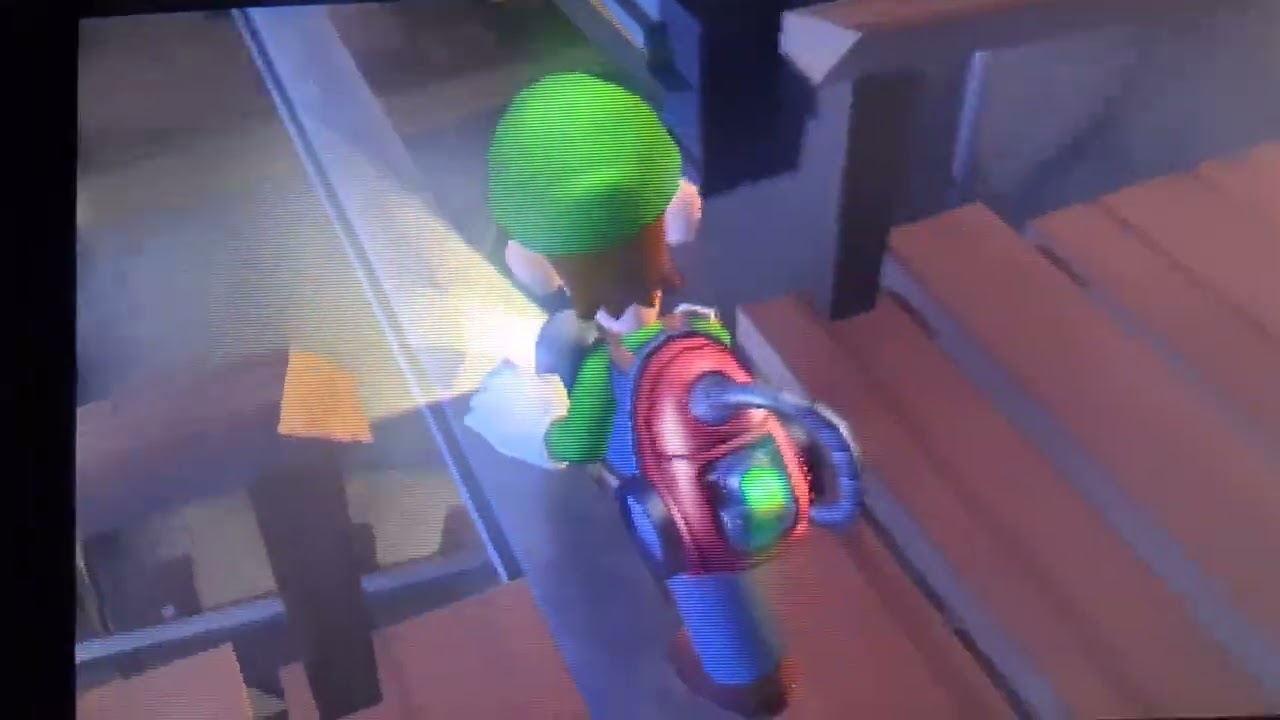We are going to fight to the death no just kidding we are going to catch the big blue head ghost 