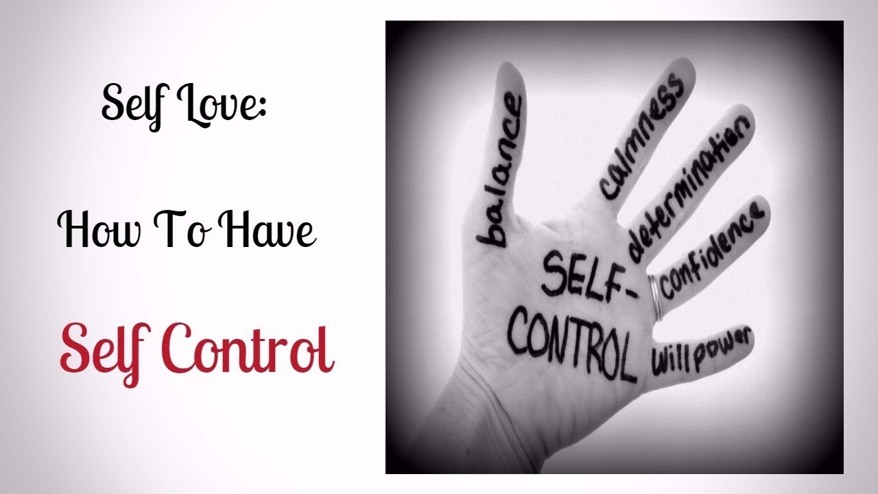 Self Control In Relationships