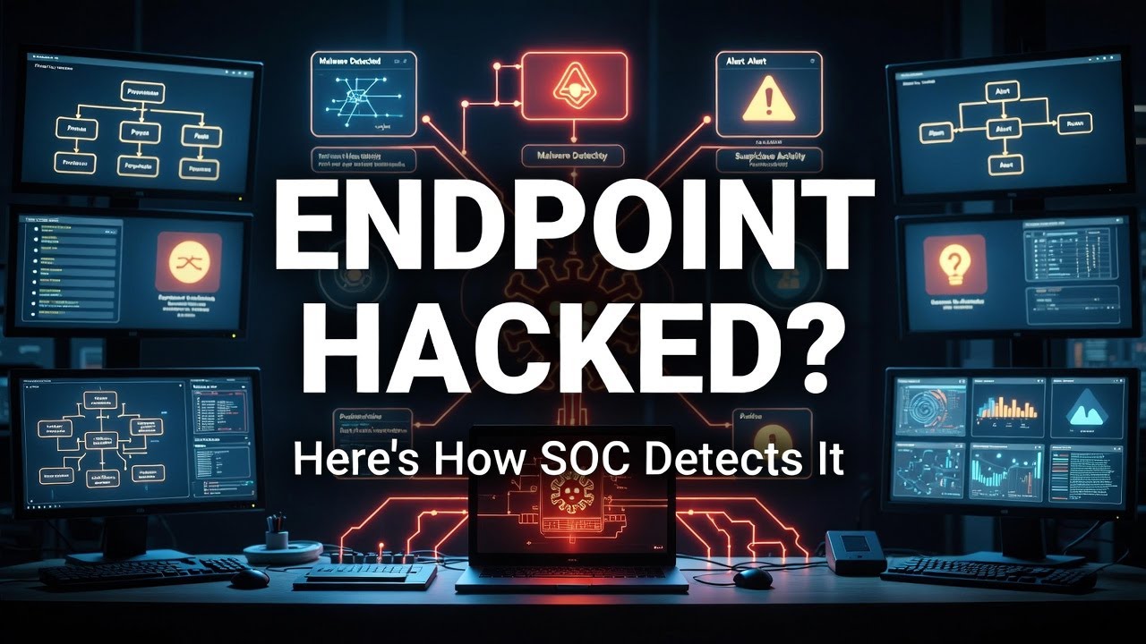 How SOC Analysts Detect Endpoint Threats Using EDR (Endpoint Security Monitoring) | L#11