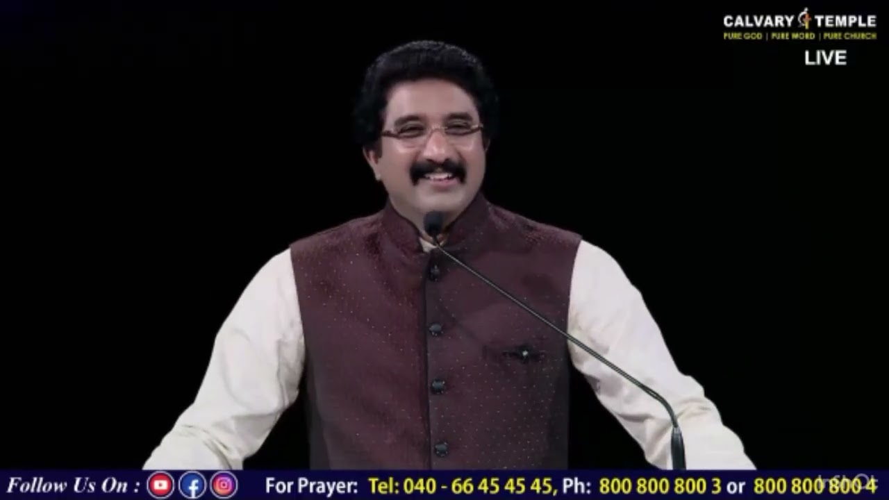 ✝️💐TODAY'S WORD OF GOD \\ DR SATISH KUMAR BROTHER #jesusmessagesintelugu #teluguchristianmessages