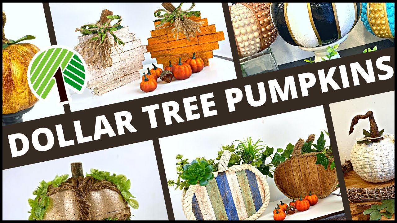 15🍁Best Fall DOLLAR TREE Pumpkins of the Past🎃 - HIGH-END DIY's on a Budget🤩!!!