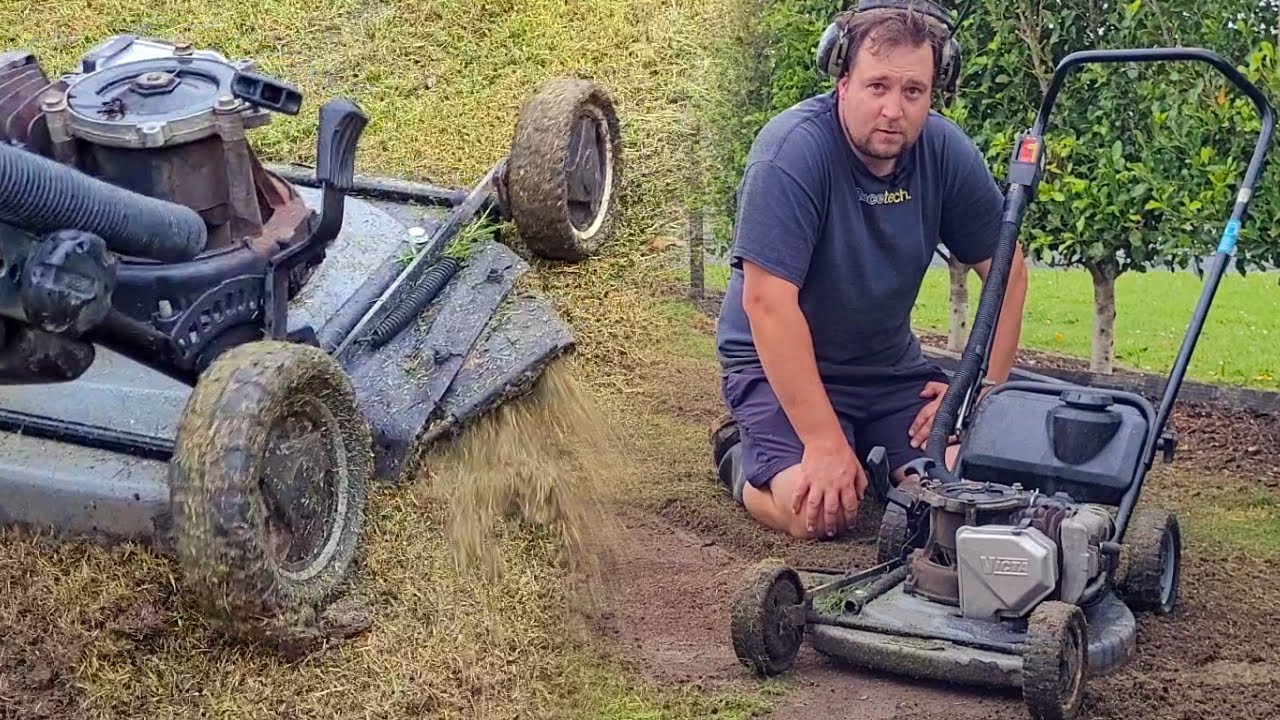 The Lawn Destroyer! Victa 2 Stroke Scalping Mower