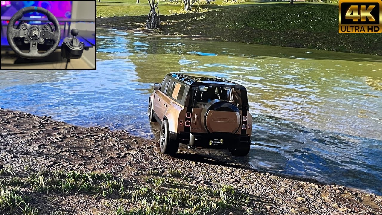 Land Rover defender | Crew Motorfest | Steering wheel + shifter gameplay